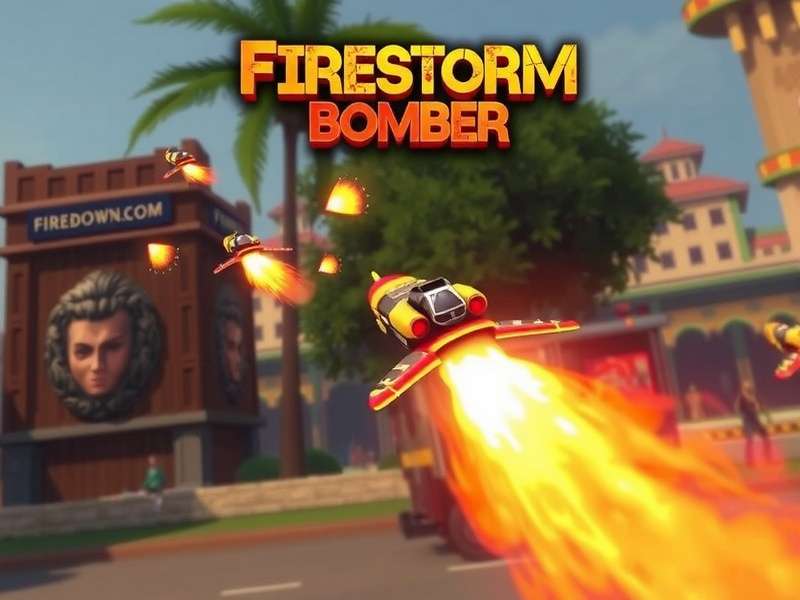 Firestorm Bomber Gameplay Screenshot